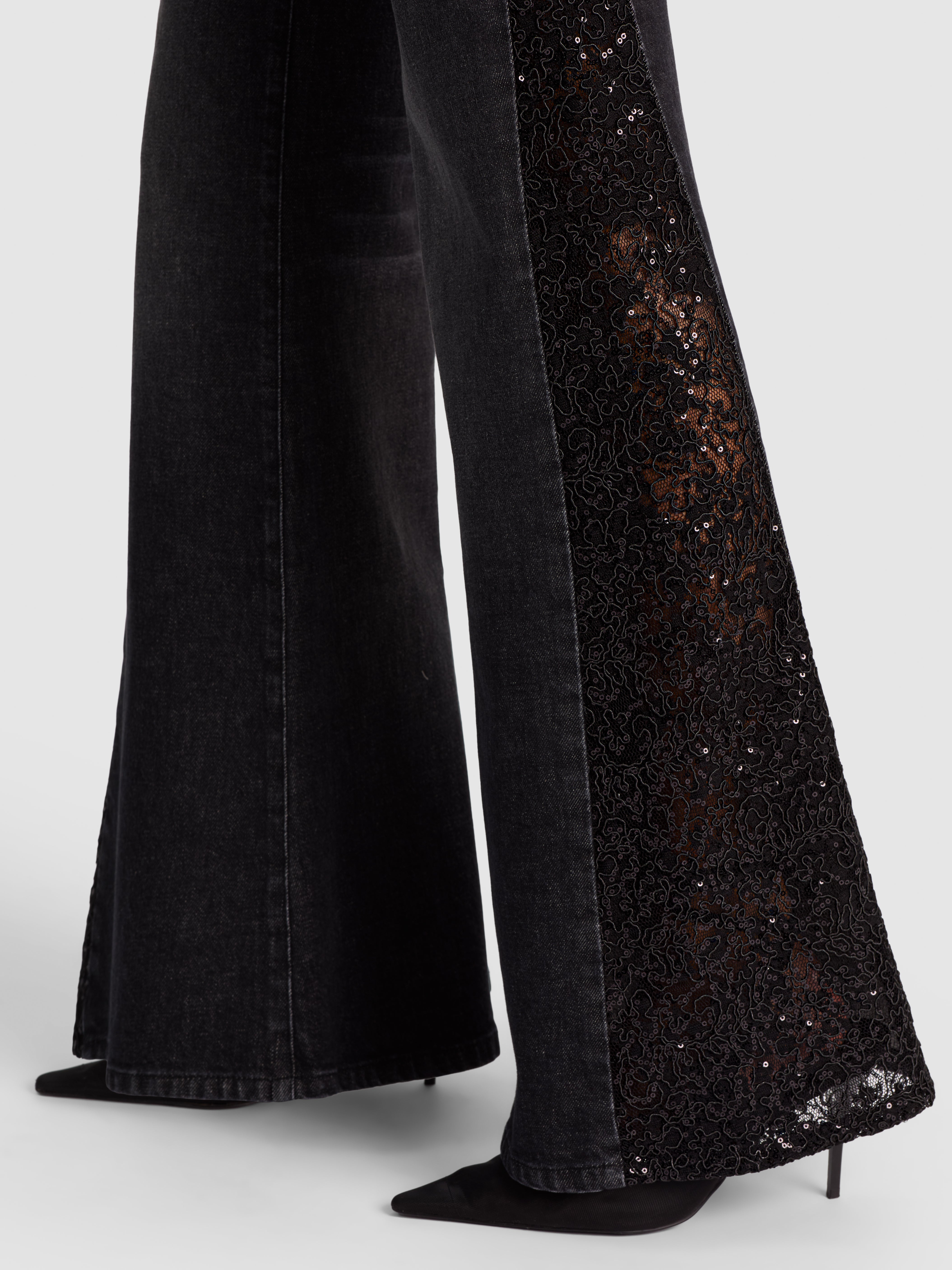 Sirena Embellished Cutout Jean