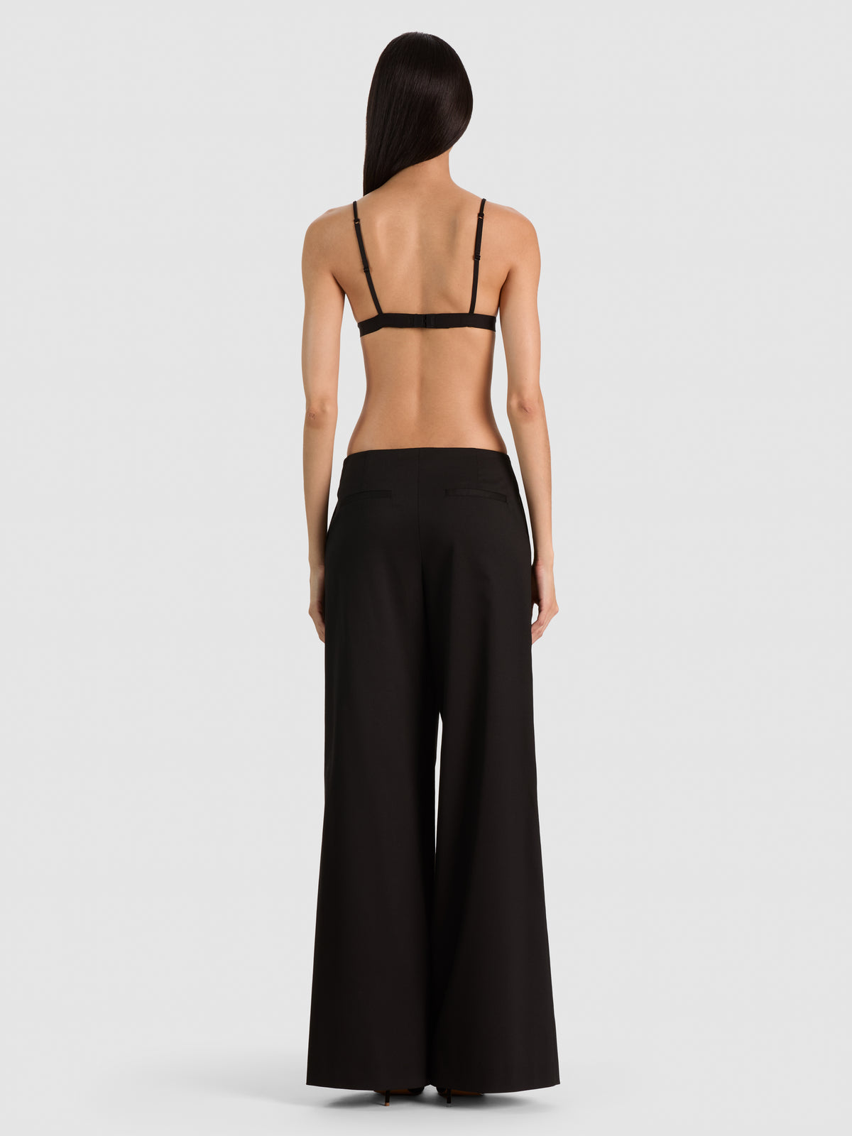LUCIA EMBELLISHED BRA TOP-BLACK/GUNMETAL-ALICE + OLIVIA