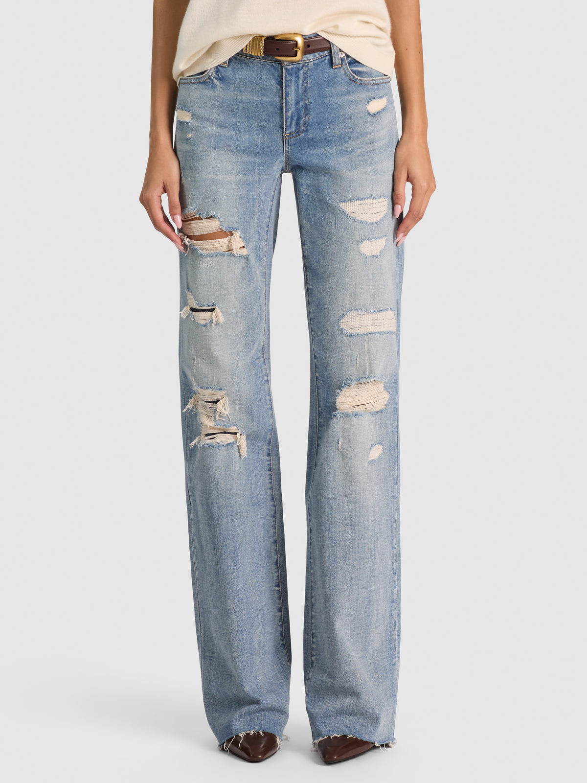 AUSTIN LR BOOTCUT JEANS - GENEVIEVE DISTRUTTO