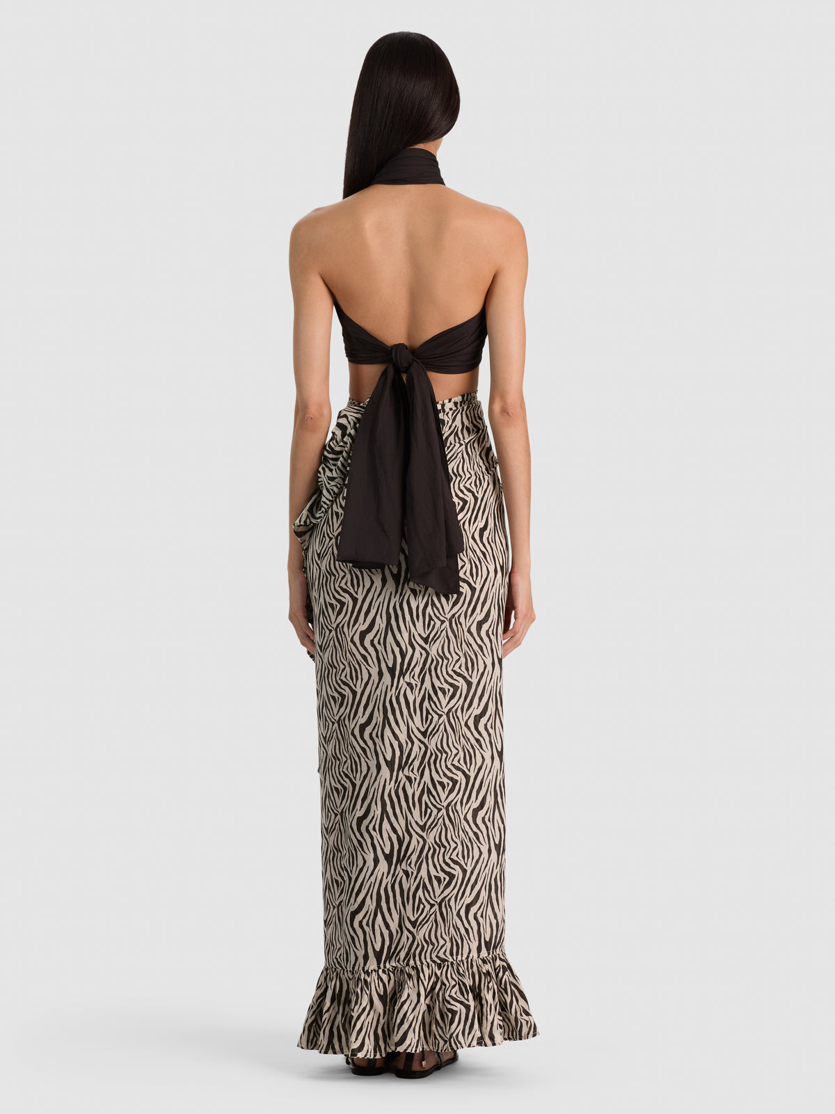 A+O X CONIGLIO PALM BEACH STACEY TOP-Black-ALICE + OLIVIA