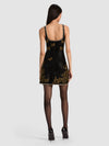 EVE EMBELLISHED SWEETHEART MINI DRESS-BLACK/GOLD-ALICE + OLIVIA
