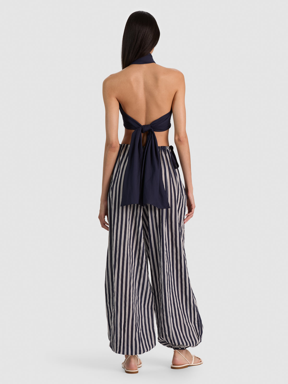 A+O X CONIGLIO PALM BEACH STACEY TOP-NAVY-ALICE + OLIVIA