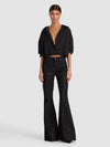 BEAUTIFUL EMBELLISHED JEAN-CLARISSA BLACK/BLACK-ALICE + OLIVIA