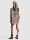 A+O X CONIGLIO PALM BEACH SEAVIEW SCARF-ZEBRA PRINT-ALICE + OLIVIA
