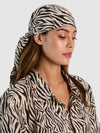 A+O X CONIGLIO PALM BEACH SEAVIEW SCARF-ZEBRA PRINT-ALICE + OLIVIA