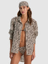 A+O X CONIGLIO PALM BEACH SEAVIEW SCARF-ZEBRA PRINT-ALICE + OLIVIA