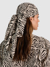 A+O X CONIGLIO PALM BEACH SEAVIEW SCARF-ZEBRA PRINT-ALICE + OLIVIA