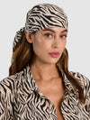 A+O X CONIGLIO PALM BEACH SEAVIEW SCARF-ZEBRA PRINT-ALICE + OLIVIA