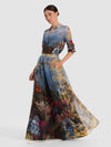 DIXIE BALLGOWN SKIRT-ALPINE DAWN-ALICE + OLIVIA