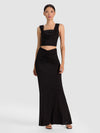GONNA LUNGA SHANNON CON FIOCCO SUI FIANCHI-ALICE + OLIVIA