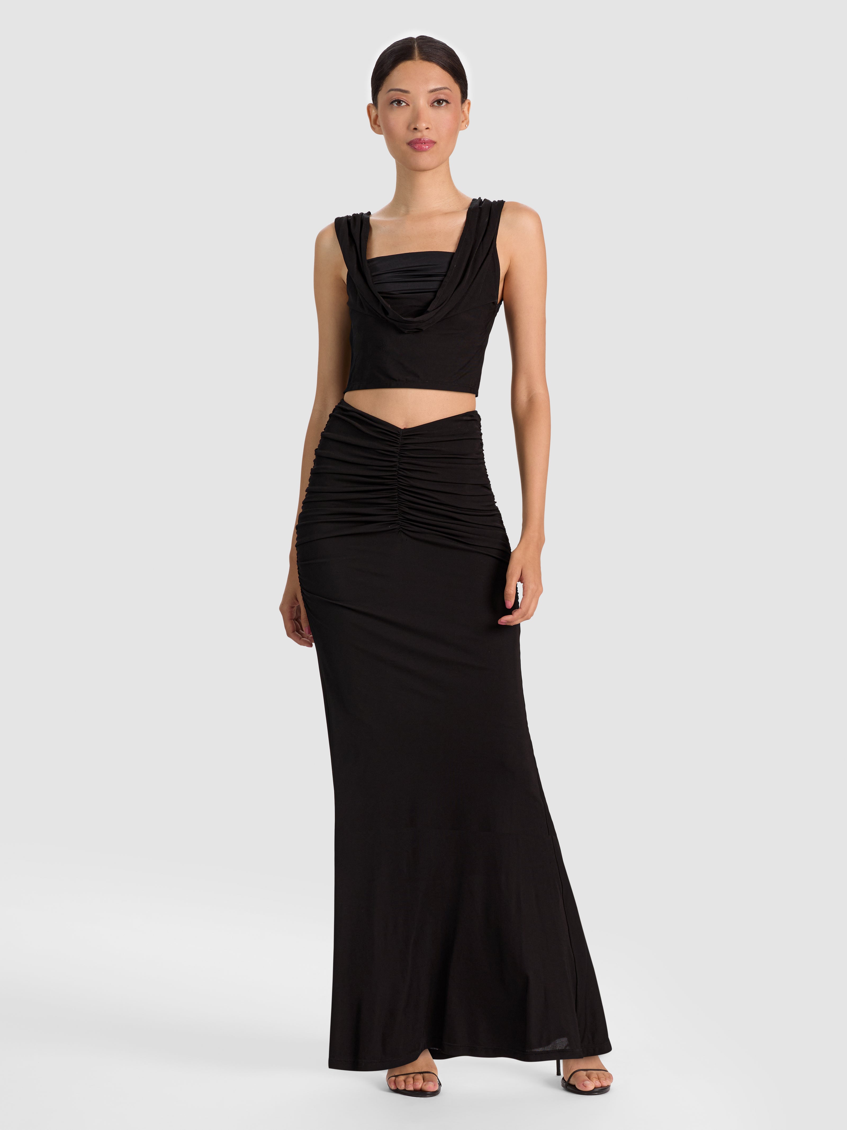 GONNA LUNGA SHANNON CON FIOCCO SUI FIANCHI-ALICE + OLIVIA