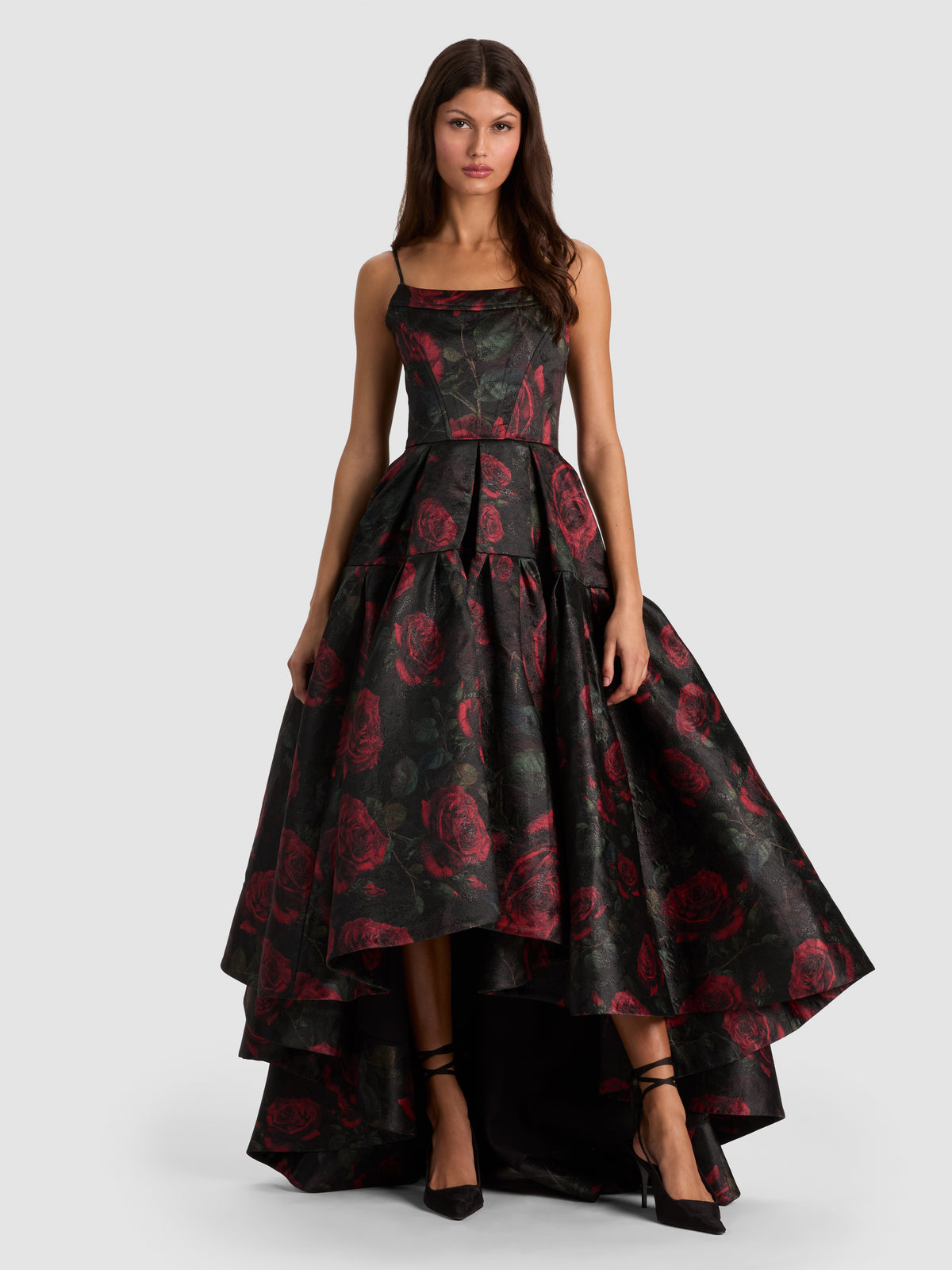 ANAMARIA BUSTIER GOWN - ROUGE ROMANCE BLACK