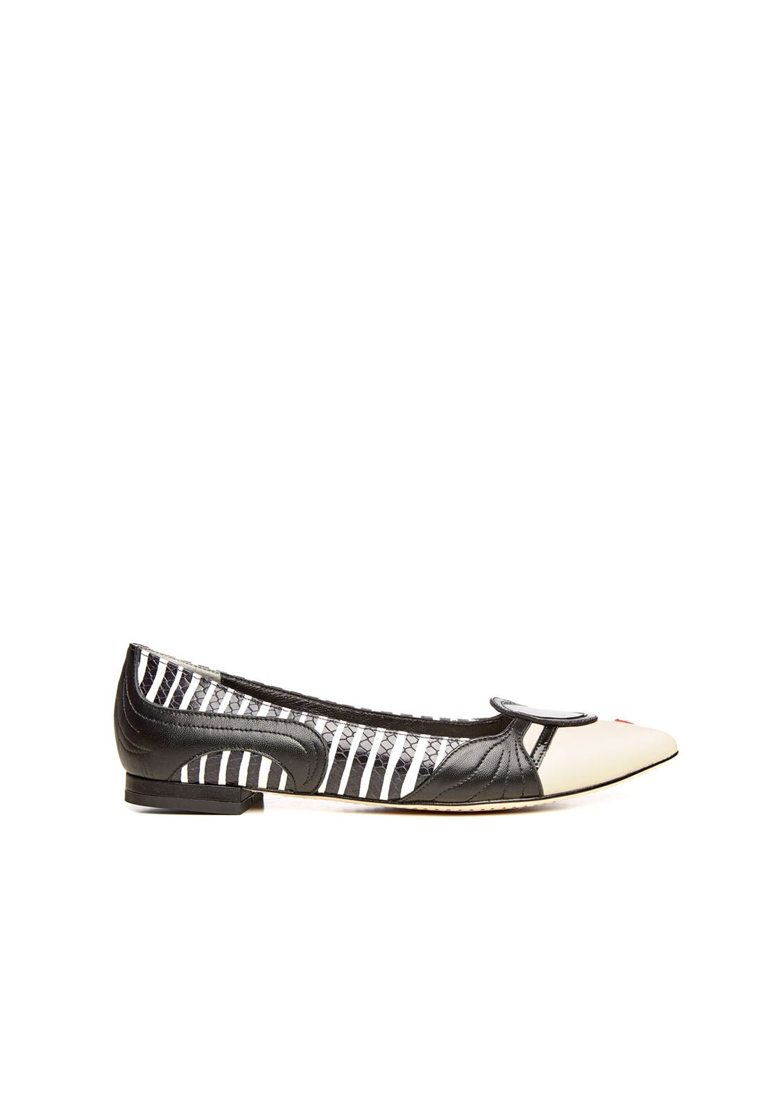 STACE FACE FLT NPP BLK WHT SNK-ALICE + OLIVIA