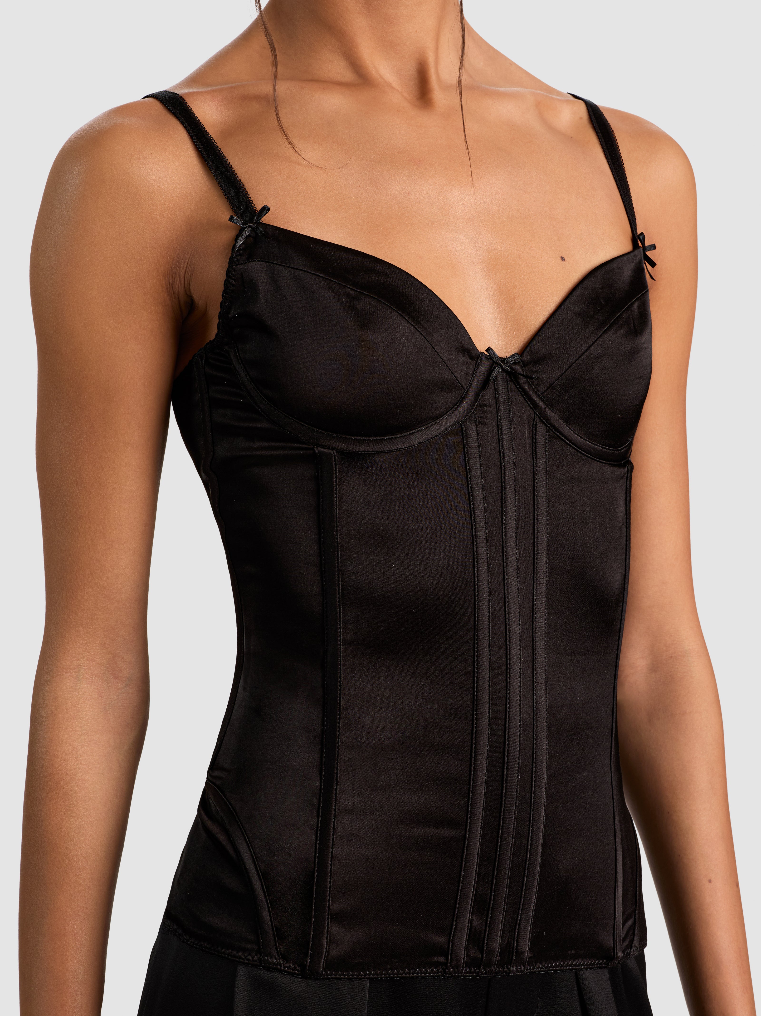 CORSET LONG STRUCTURÉ À COUTURES MIRA-ALICE + OLIVIA