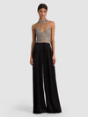 DEENA CRYSTAL TOP-ALMOND/CLEAR CRYSTAL-ALICE + OLIVIA