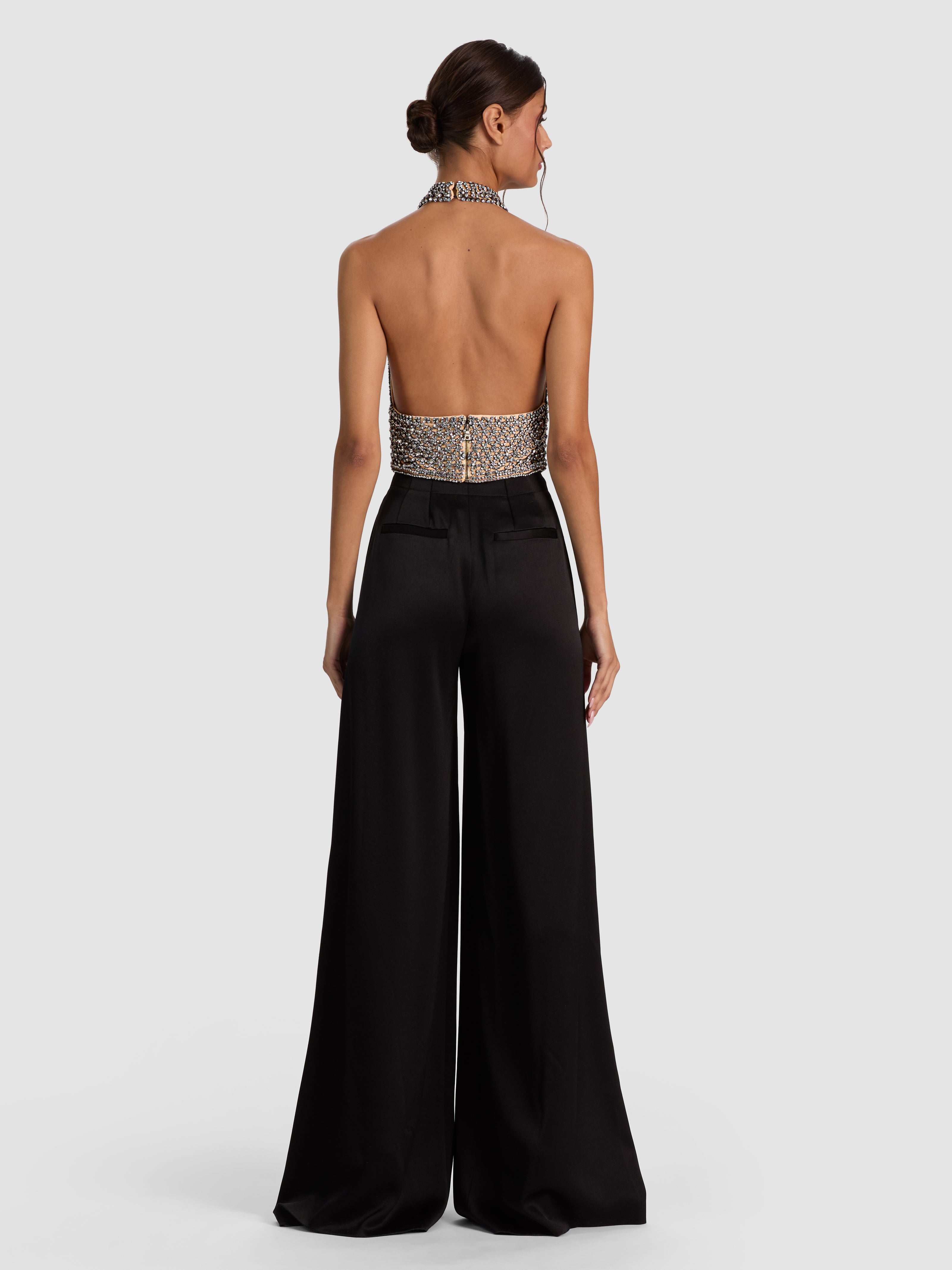 DEENA CRYSTAL TOP-ALMOND/CLEAR CRYSTAL-ALICE + OLIVIA