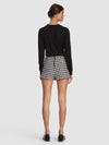 CAROLEE CASHMERE PULLOVER-Black-ALICE + OLIVIA