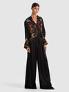 MARION BLOUSE PLISSÉE À MANCHES COURTES EN DENTELLE-ALICE + OLIVIA