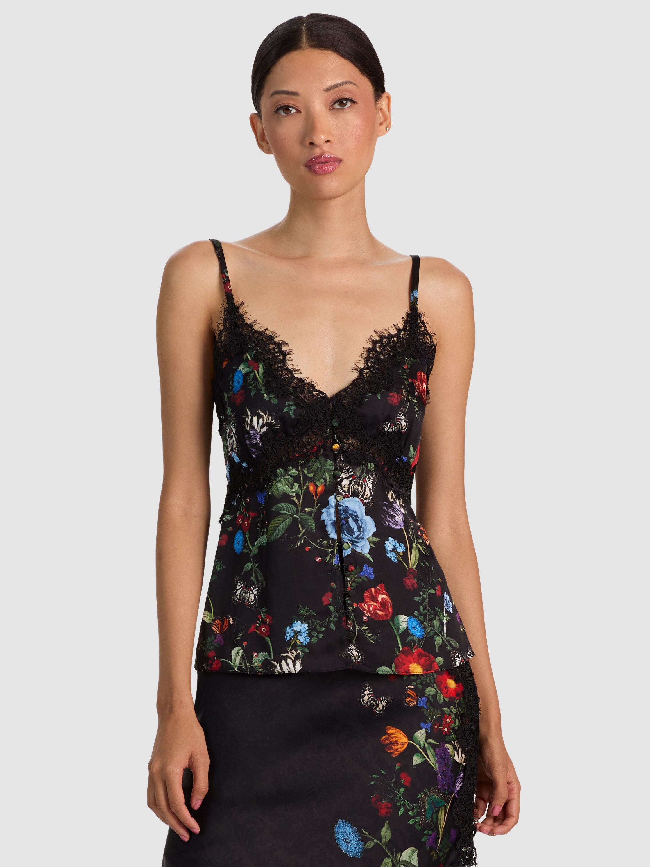 CANOTTA MELODIE CON BORDO IN PIZZO-ALICE + OLIVIA