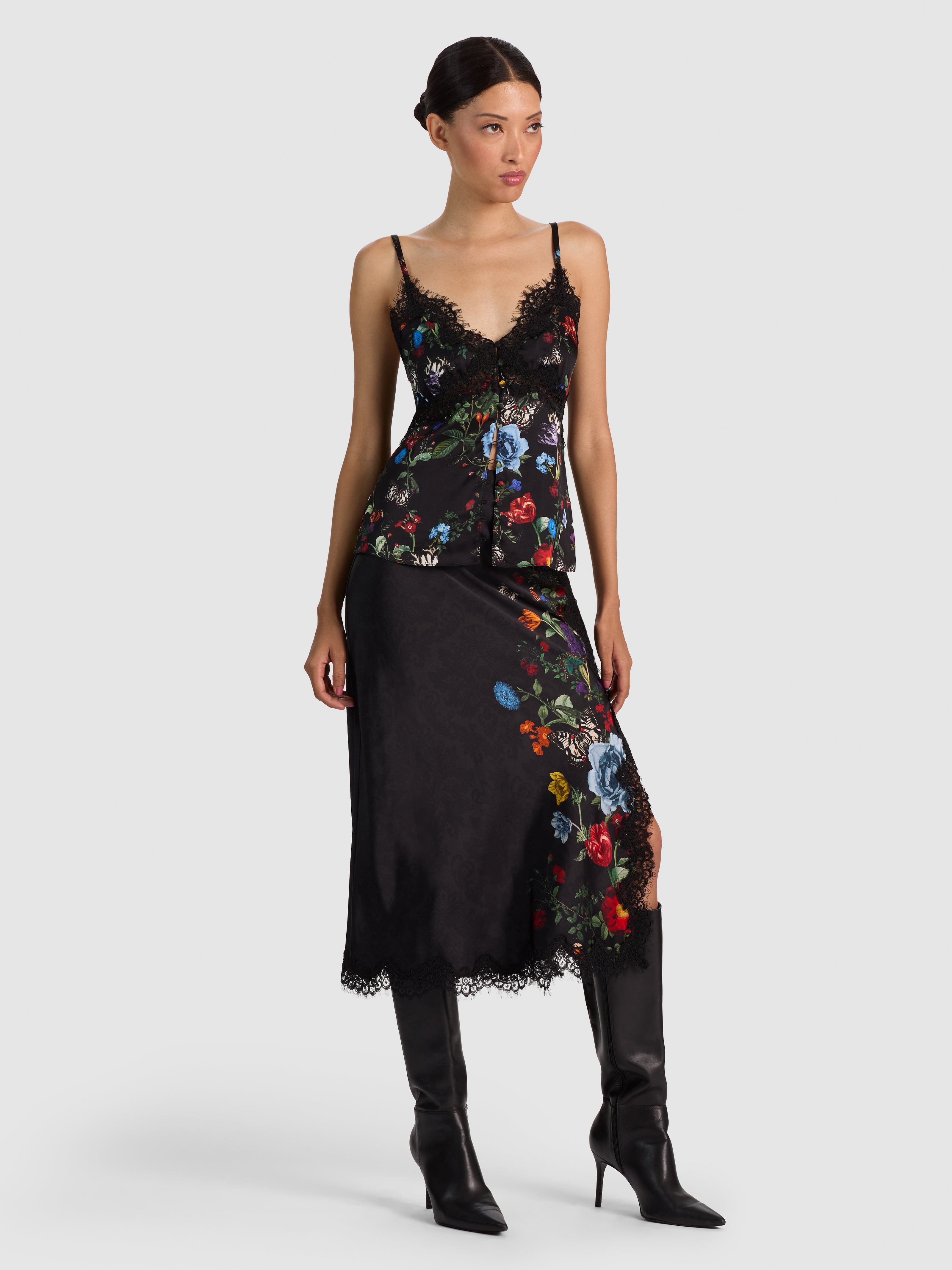 CANOTTA MELODIE CON BORDO IN PIZZO-ALICE + OLIVIA