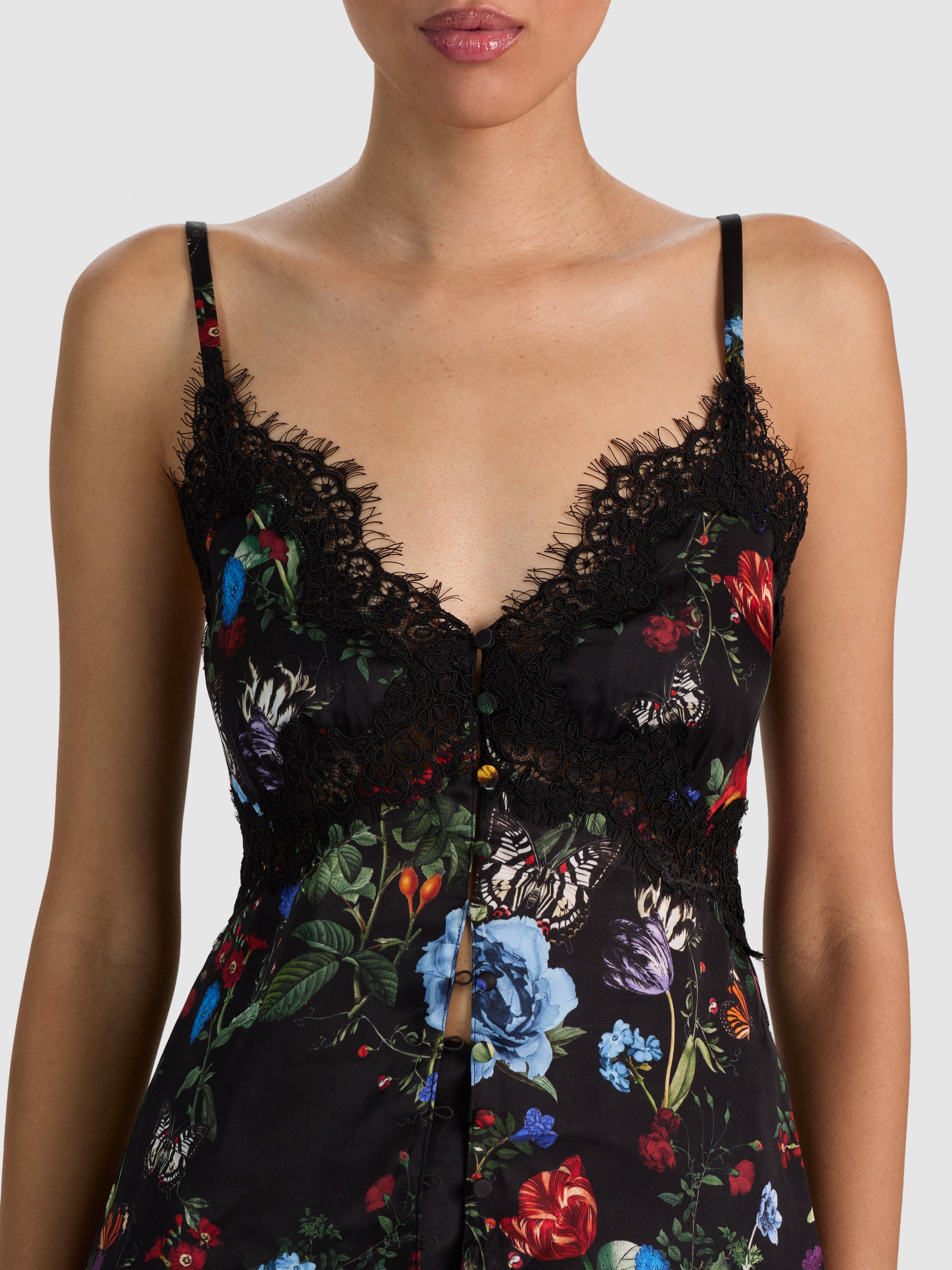 CANOTTA MELODIE CON BORDO IN PIZZO-ALICE + OLIVIA