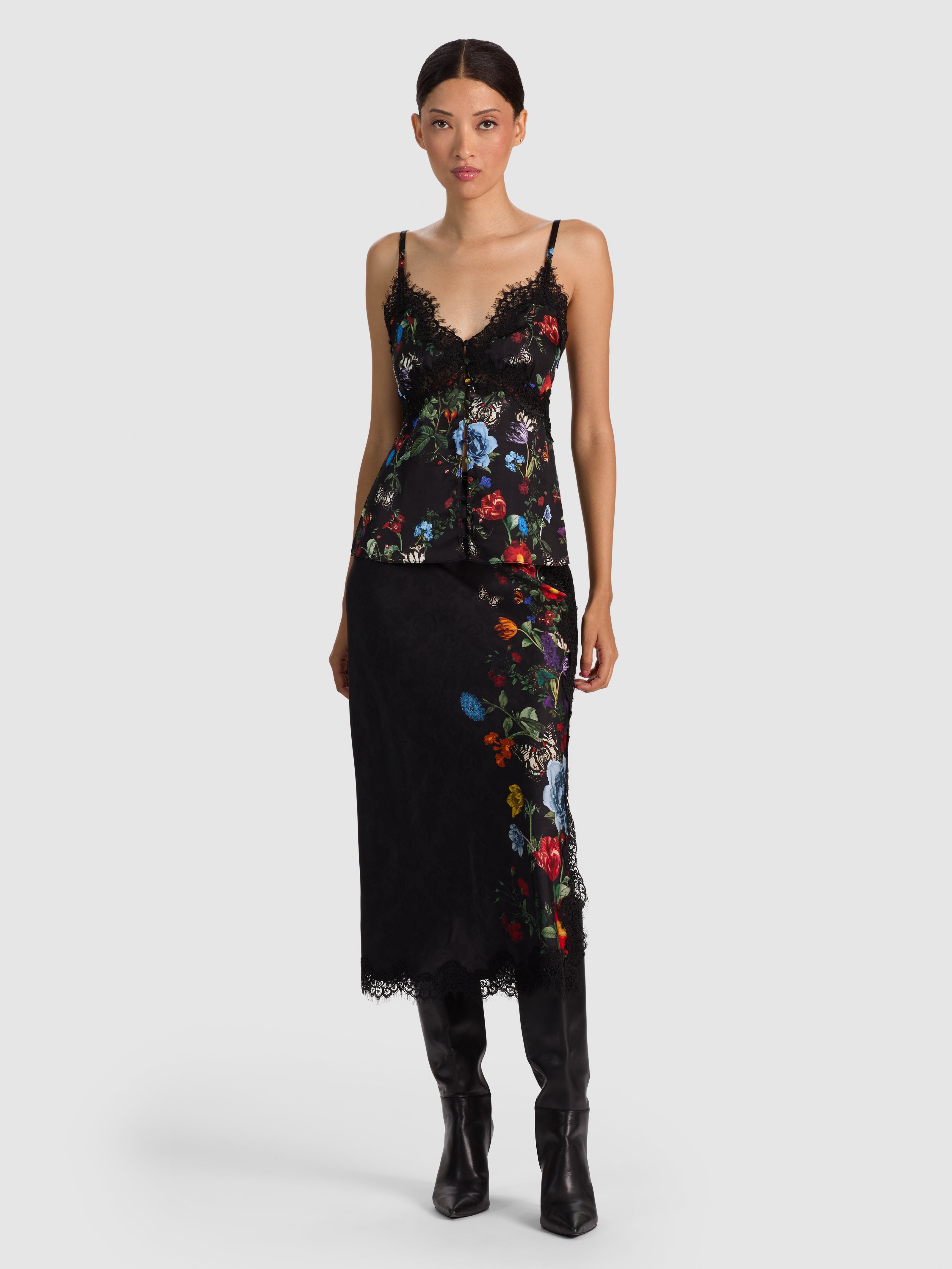 CANOTTA MELODIE CON BORDO IN PIZZO-ALICE + OLIVIA