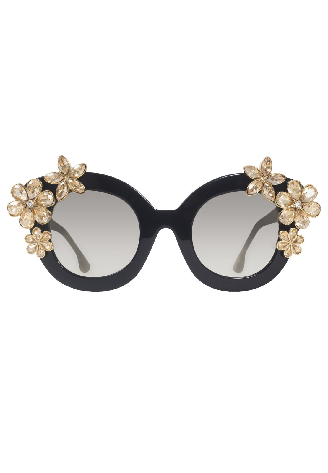MADISON FLORAL SUNGLASSES-Black-ALICE + OLIVIA