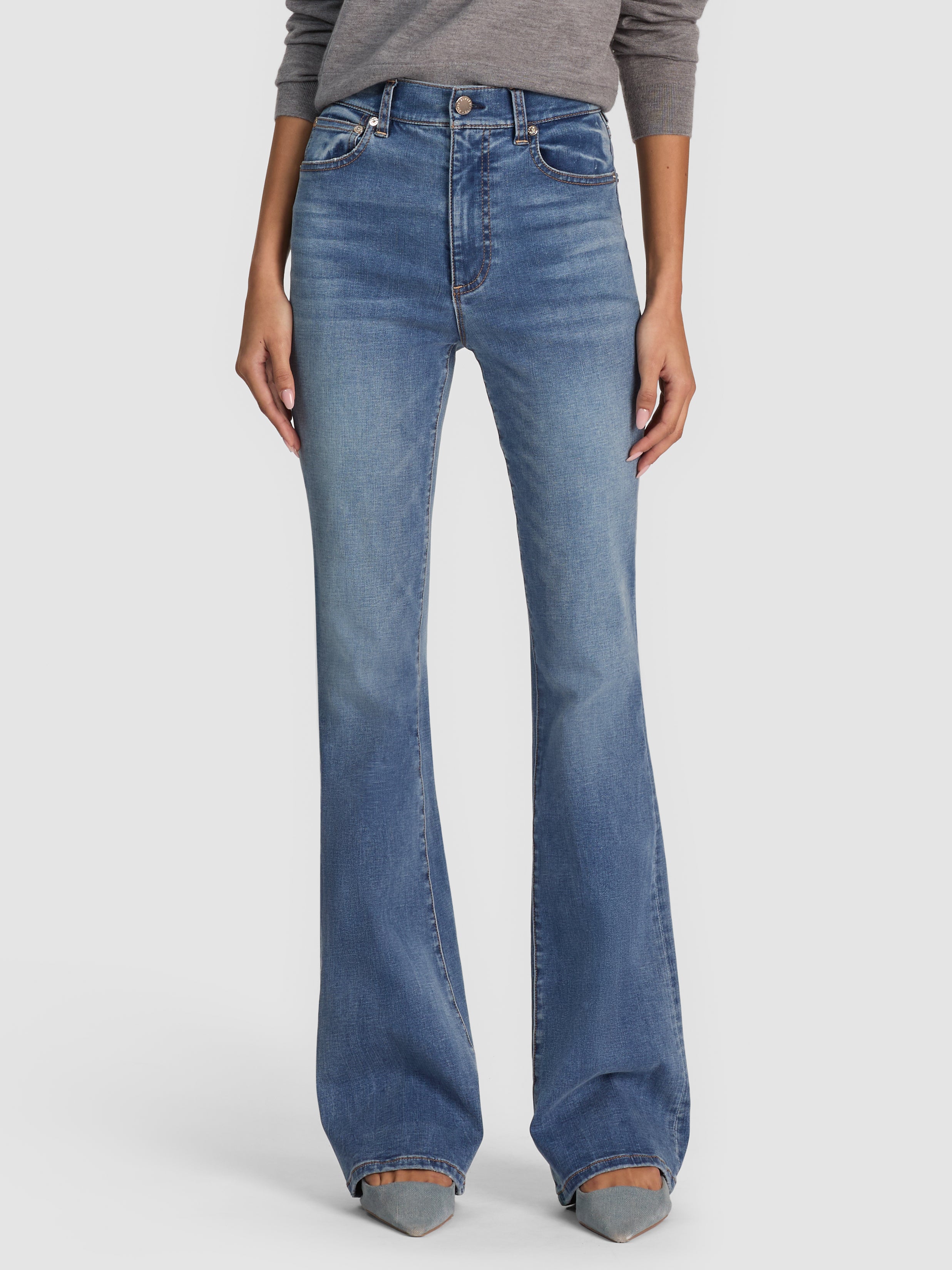 KERRY BOOTCUT JEAN-BROOKLYN BLUE-ALICE + OLIVIA