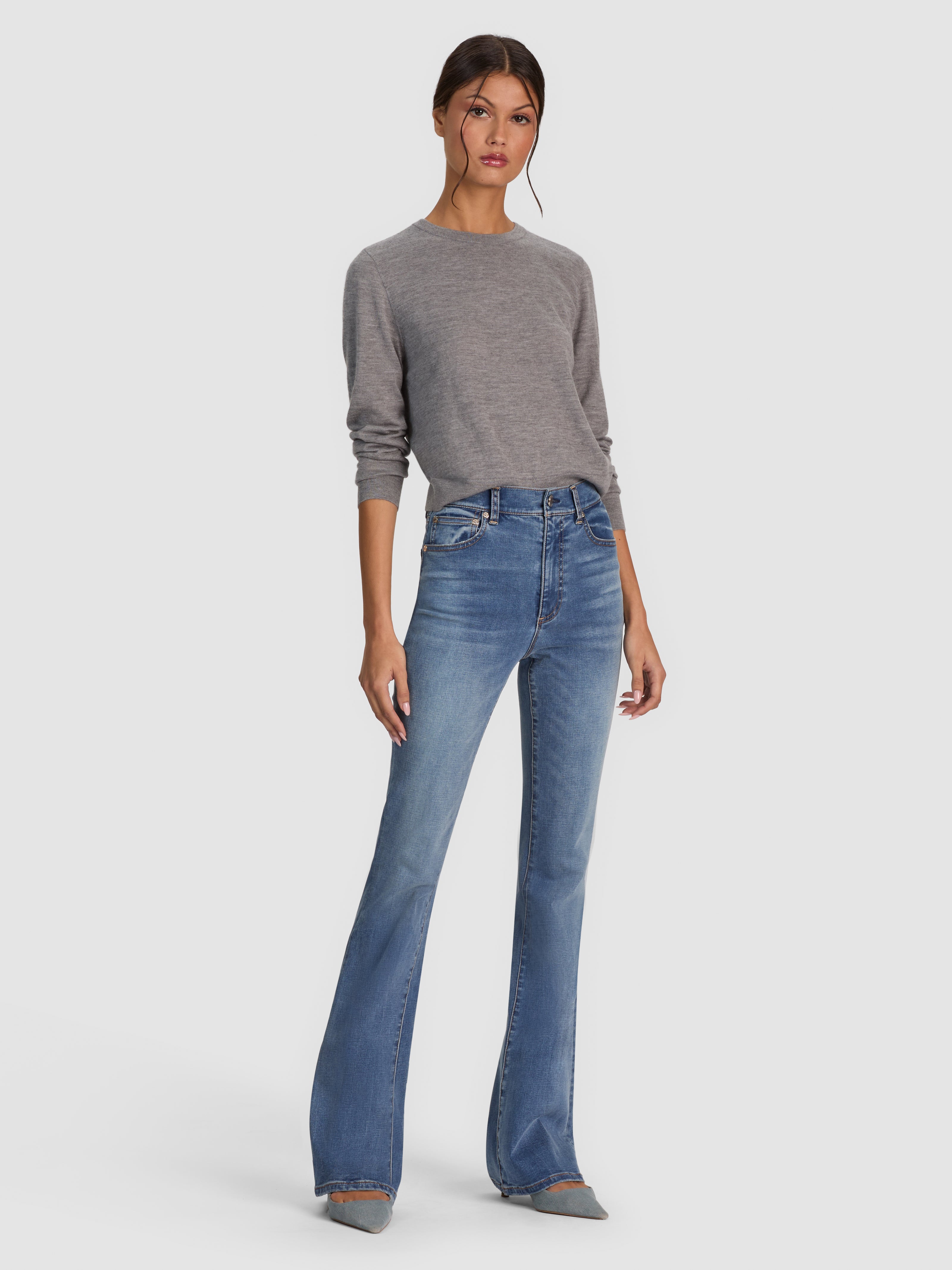 KERRY BOOTCUT JEAN-BROOKLYN BLUE-ALICE + OLIVIA