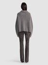 PEARSON WOOL DRAPE NECK SWEATER-MEDIUM HEATHER GREY-ALICE + OLIVIA