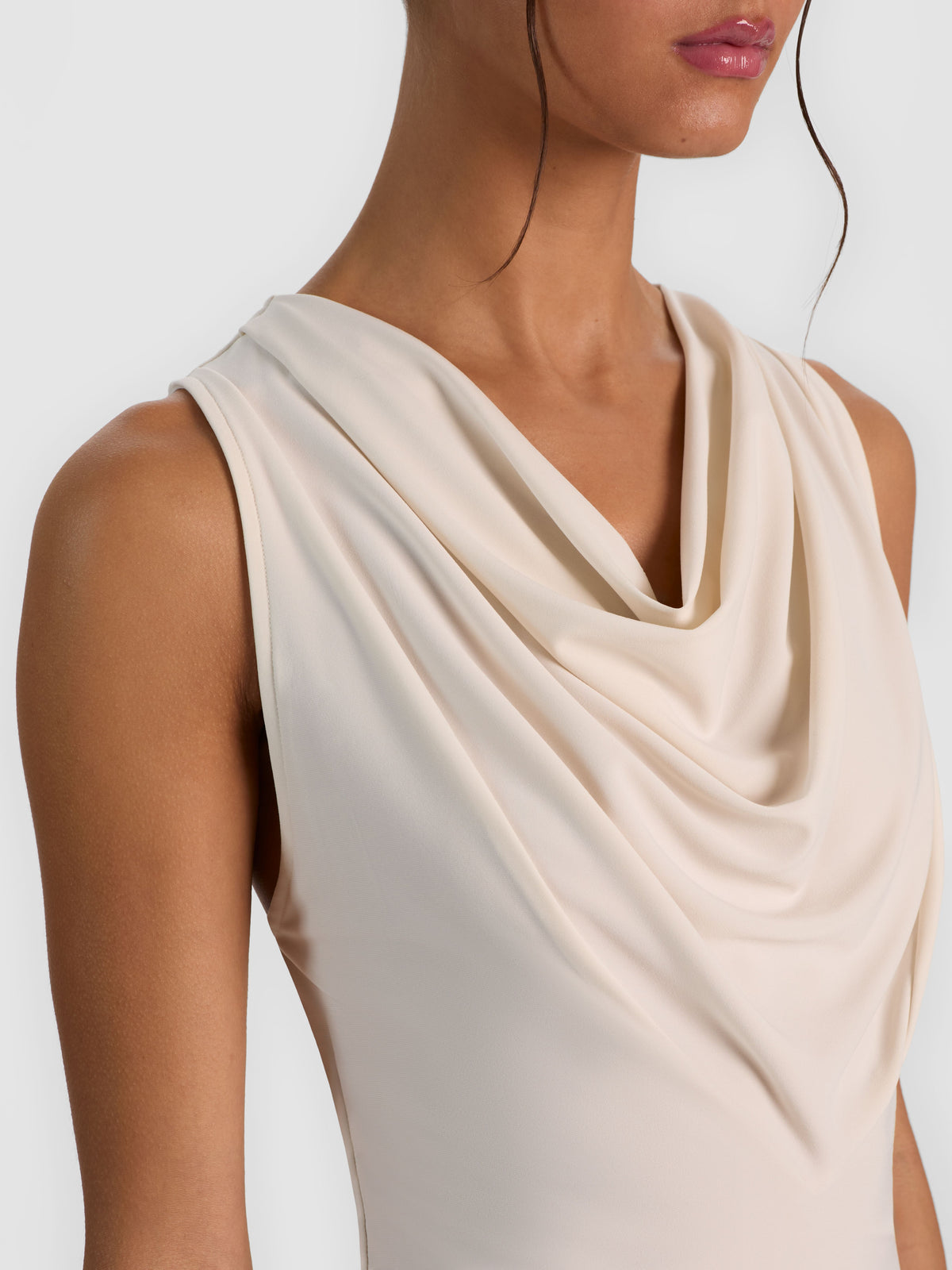 JACQUELINE COWL NECK TANK-ALICE + OLIVIA