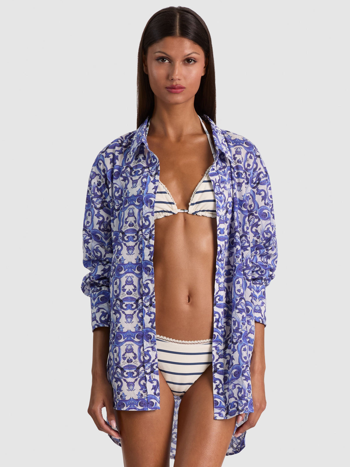 A+O X CONIGLIO PALM BEACH BUTTON DOWN - SOLSTICE