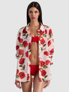 A+O X CONIGLIO PALM BEACH BUTTON DOWN-SOLSTICE-ALICE + OLIVIA