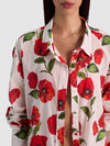 CHEMISE BOUTONNÉE A+O X CONIGLIO PALM BEACH-ALICE + OLIVIA