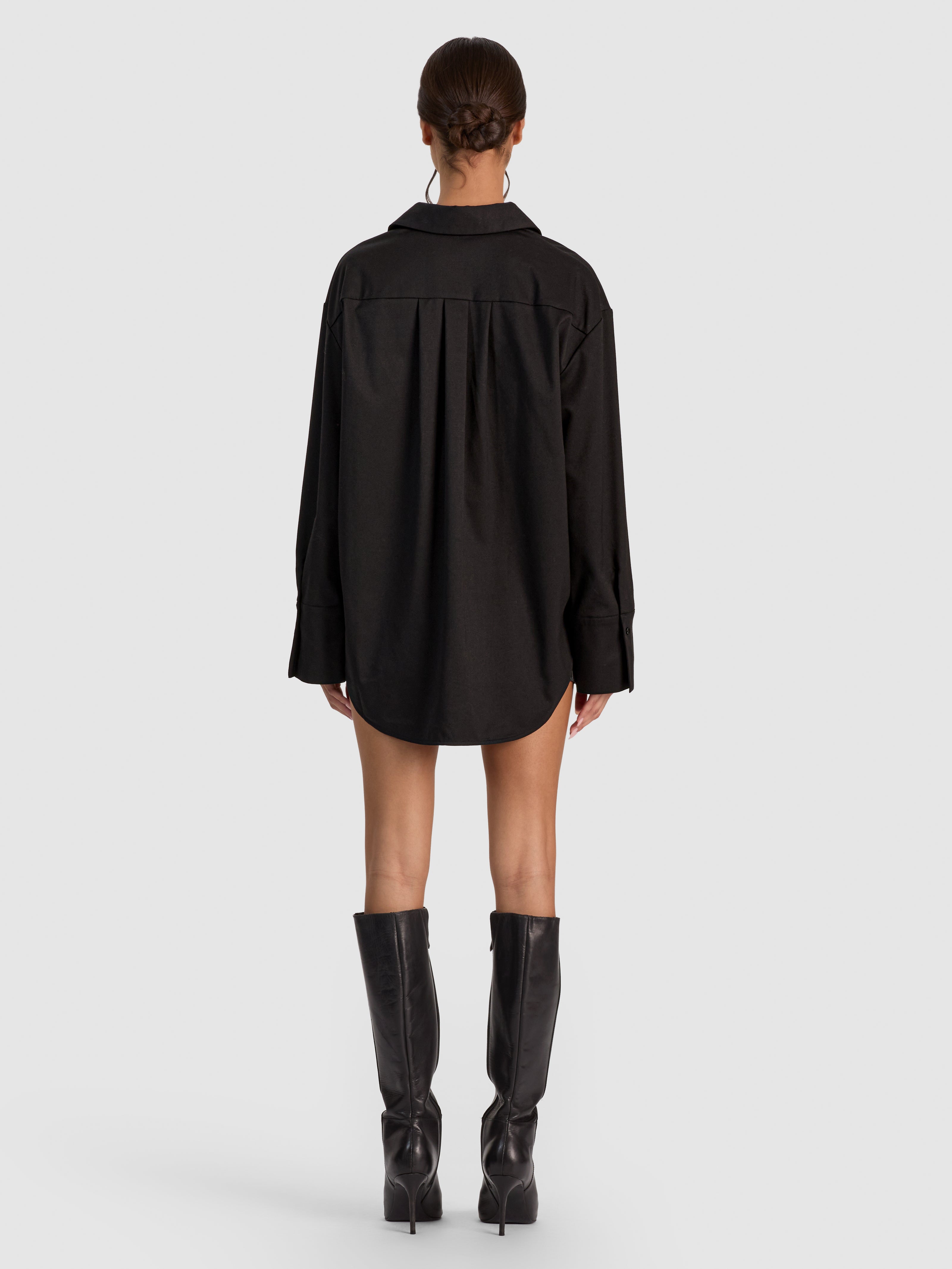 CHEMISE UTILITAIRE FINEMENT SURTAILLÉE-ALICE + OLIVIA