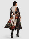 ELLIE GODET TRENCH COAT-FLORAL RADIANCE-ALICE + OLIVIA