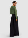 KIDMAN EMBELLISHED FRINGE JACKET-MEADOW GREEN-ALICE + OLIVIA