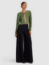 KIDMAN EMBELLISHED FRINGE JACKET-MEADOW GREEN-ALICE + OLIVIA