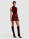 MINIGONNA RUBI IN SUEDE-ALICE + OLIVIA