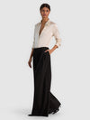 ELIAS DOUBLE PLEAT TROUSER-Black-ALICE + OLIVIA