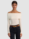 PULLOVER A MANICHE LUNGHE DOLAN FOLDOVER-ALICE + OLIVIA