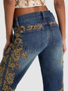 EMRYN JEANS DECORATO-ALICE + OLIVIA