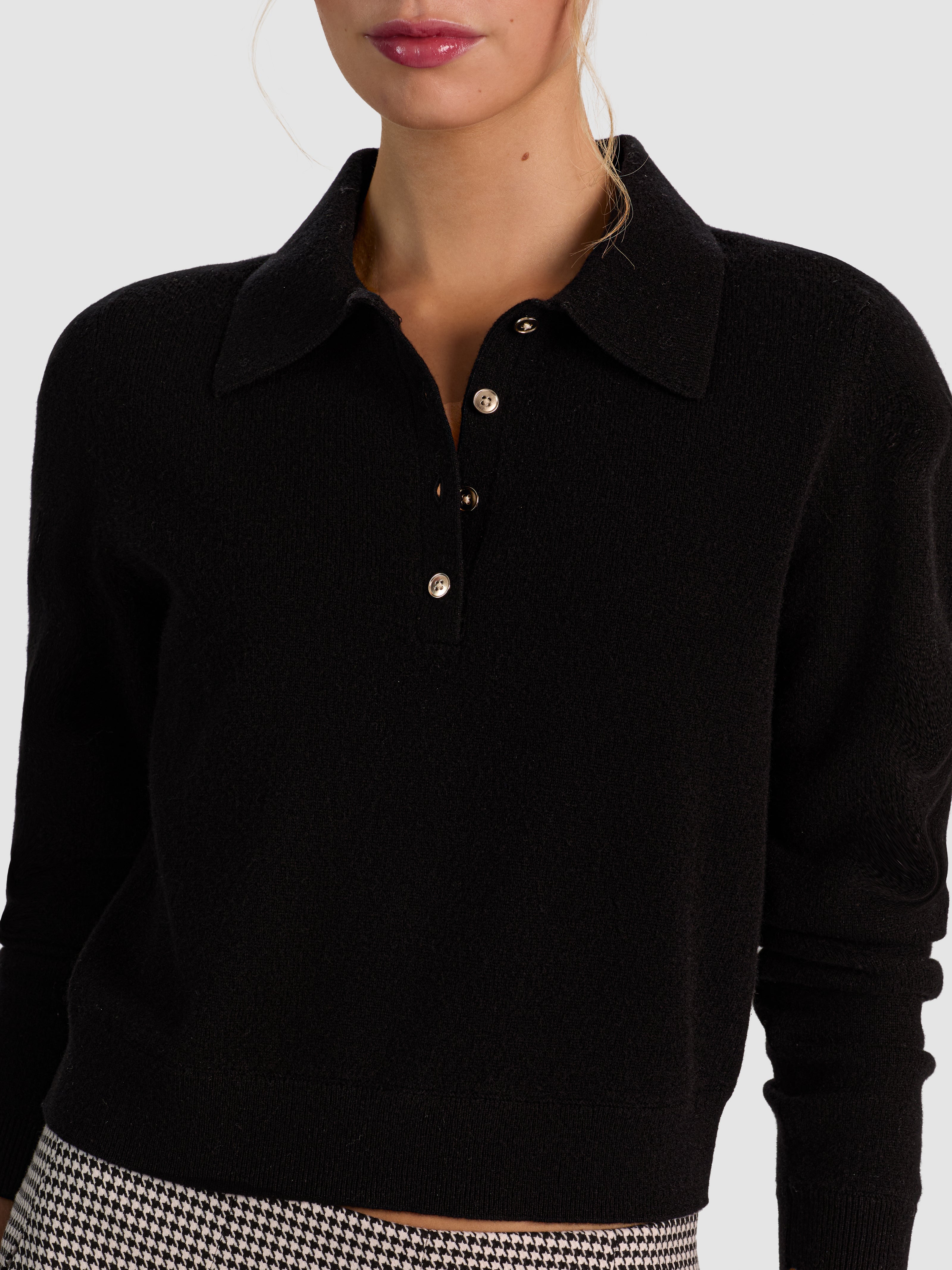 POLO TREVOR IN CASHMERE-ALICE + OLIVIA