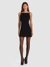 CHERIE SQUARE NECK MINI DRESS-Black-ALICE + OLIVIA