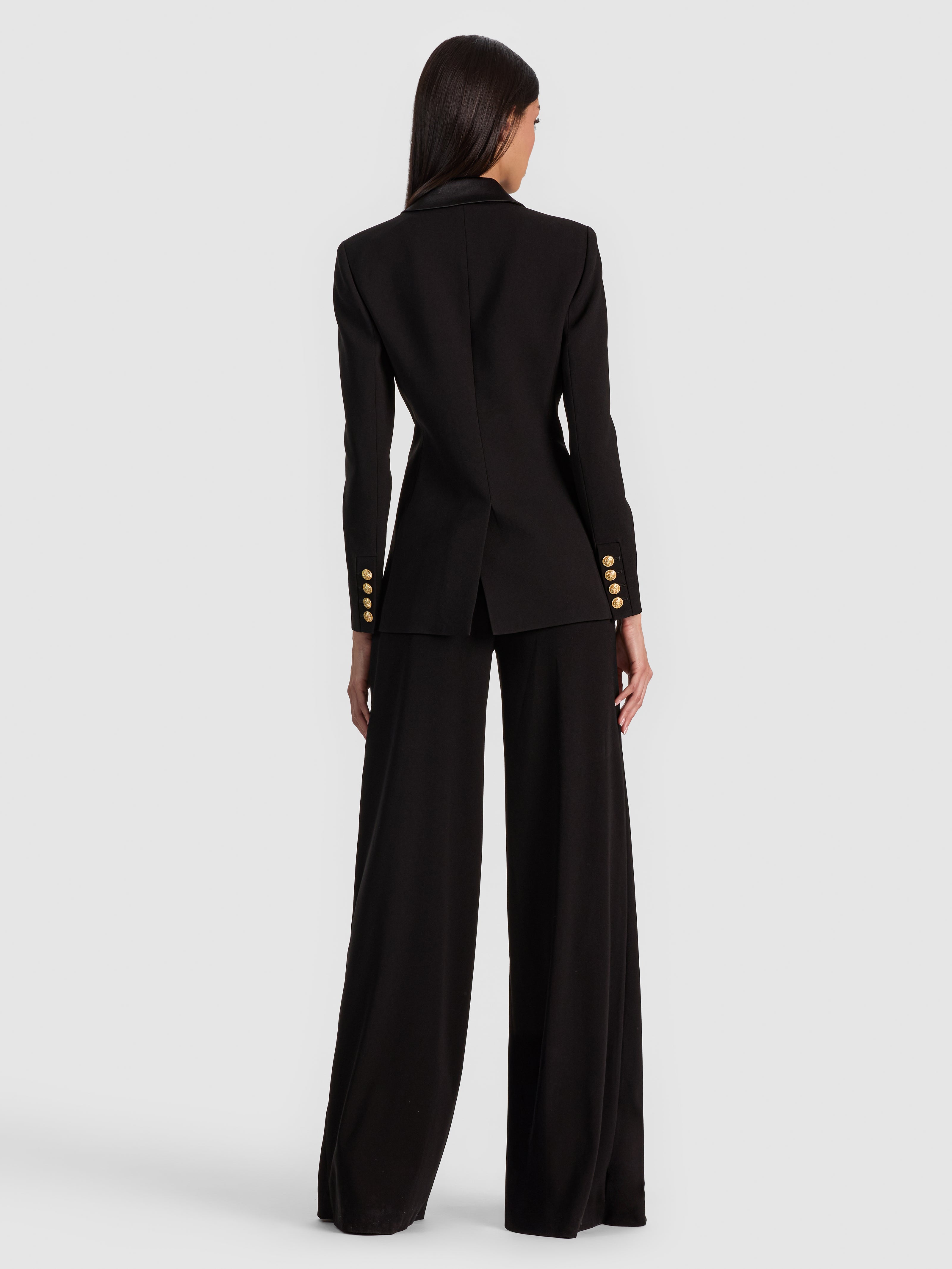 ALTON BLAZER WITH VEST-Black-ALICE + OLIVIA