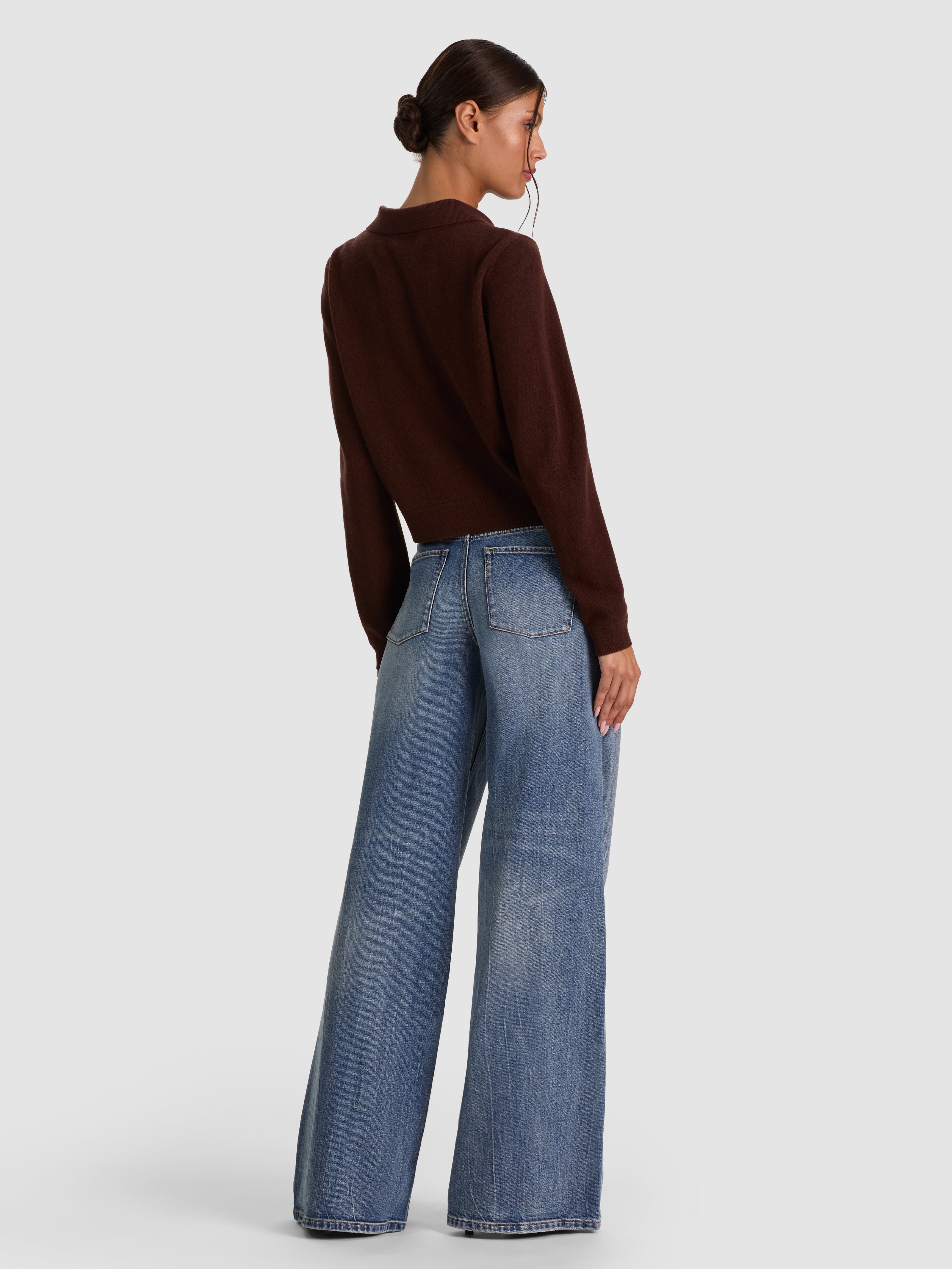 POLO TREVOR IN CASHMERE-ALICE + OLIVIA