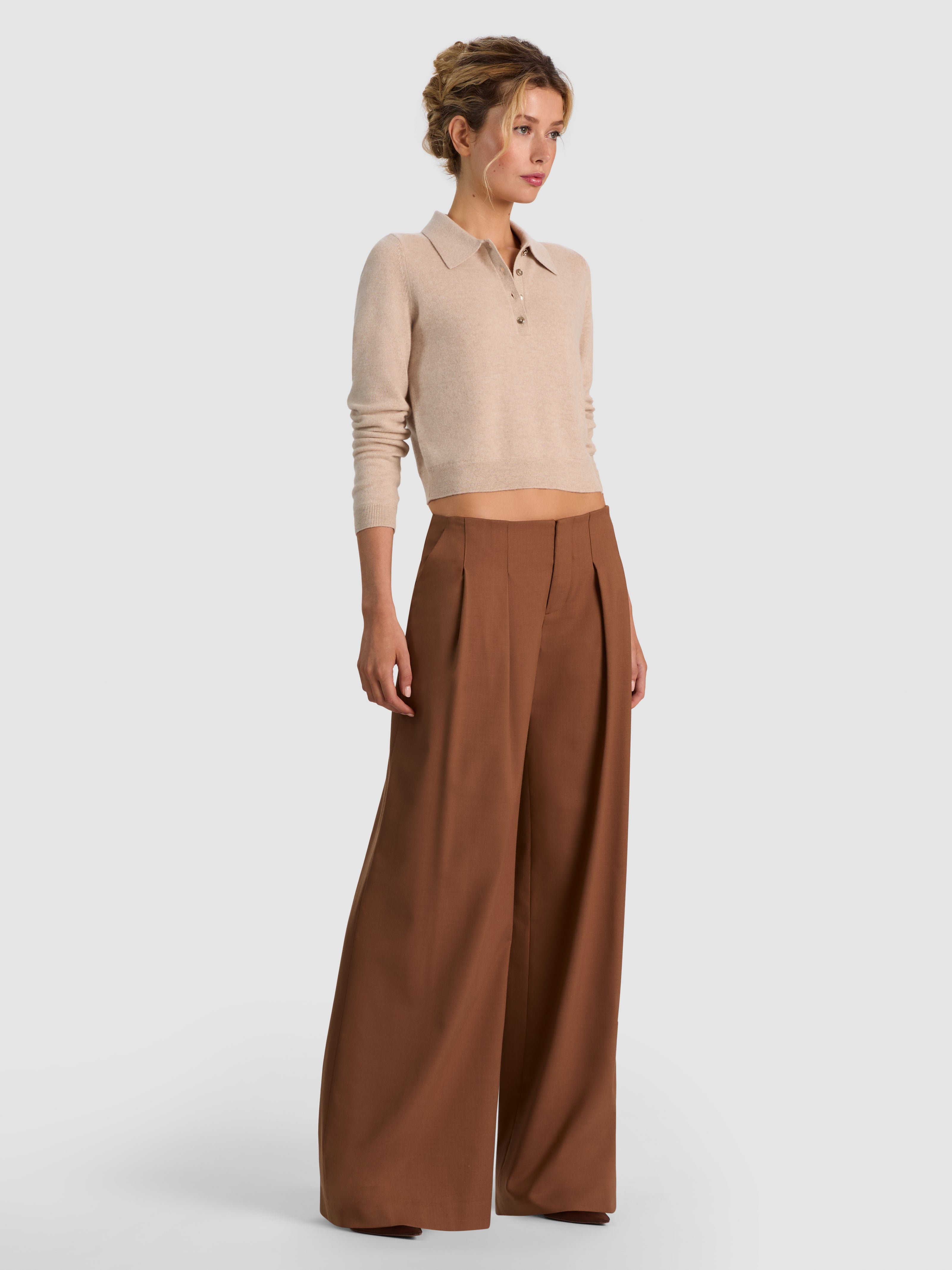 POLO TREVOR IN CASHMERE-ALICE + OLIVIA