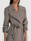 NEVADA TRENCH COAT-BLACK/MULTI-ALICE + OLIVIA