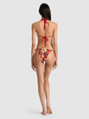 A+O X PQ SWIM SLOANE REVERSIBLE ROPE TRIANGLE TOP-ZEBRA-ALICE + OLIVIA