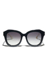 FRANK SUNGLASSES-BLACK/WHITE-ALICE + OLIVIA